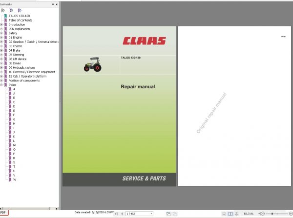Class Agricultural Full Models PDF DVD Manuals 11