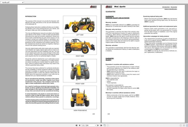 DIECI Apollo Operation Maintenance ManualAXH1147 2