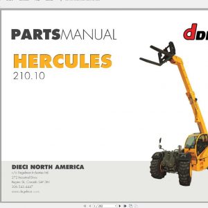 DIECI Hercules 21010 Spare Parts Catalog 1