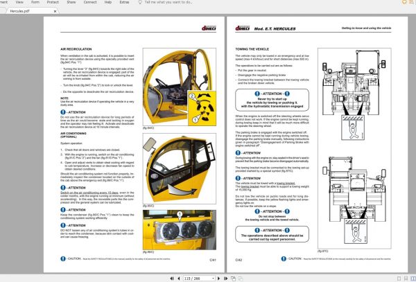 DIECI Hercules Operation Maintenance ManualAXH1139 2