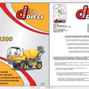 DIECI L 3500 Spare Parts CatalogAXL2000 1