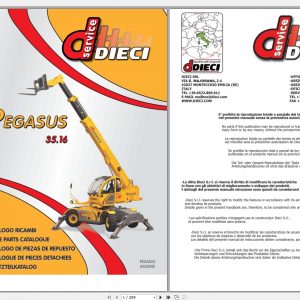 DIECI Pegasus 3516 Spare Parts CatalogAXL0042 1