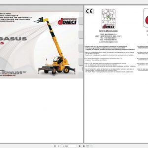 DIECI Pegasus 4025 Spare Parts CatalogAXL0057 1