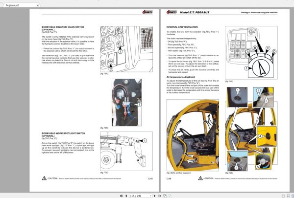 DIECI Pegasus Operation Maintenance ManualAXH1154 2