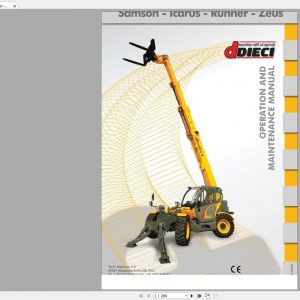 DIECI Samson Icarus Runner Zeus Operation Maintenance ManualAXH1146 1