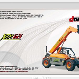 DIECI XRM 621 Spare Parts CatalogAXL0046 1