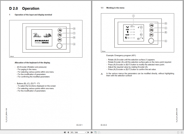 Dynapac Paver Finisher F121 141W Operation Maintenance ManualEN 3