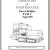 Dynapac Paver Finisher F141C Operation Maintenance ManualEN 1