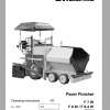 Dynapac Paver Finisher F7WF8WF8 4W Operating InstructionsEN 1