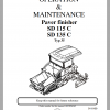 Dynapac Paver Finisher SD115C SD135C Operation Maintenance ManualEN 1