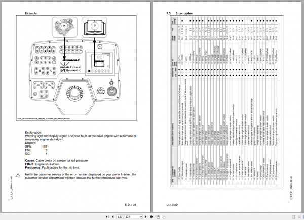 Dynapac Paver Finisher SD115C SD135C Operation Maintenance ManualEN 3