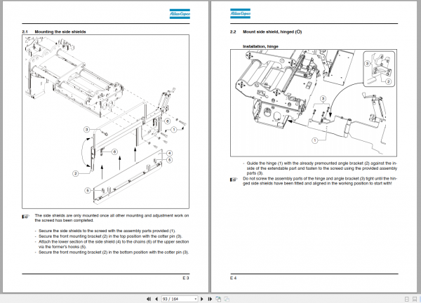 Dynapac Screed V5100TV EV6000TV E Operation Maintenance ManualEN 3