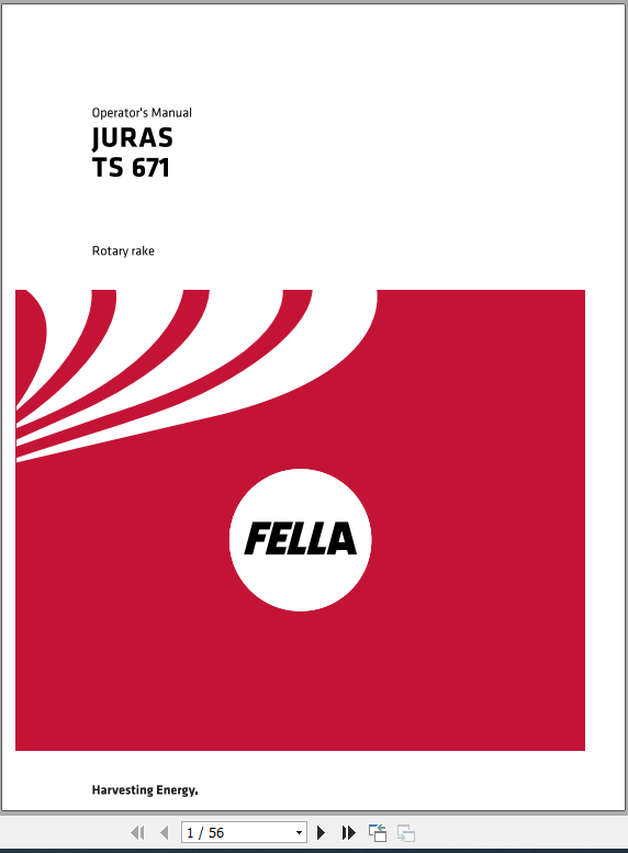 Fella EU JURAS TS 671 Operators Manual FEL12827405EN01 1