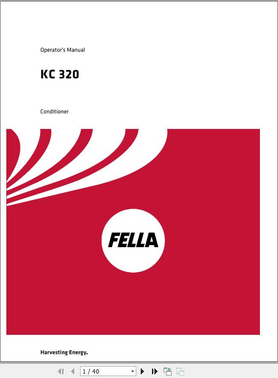 Fella EU KC320 Operators Manual 2016 FEL12789805EN01 1