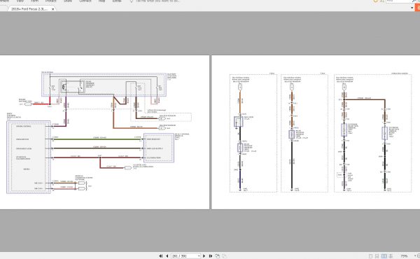 Ford Focus 1L 23L 2018 Wiring Diagrams 4