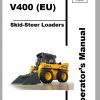 GEHL Skid Steer Loader V400 V400EU Operators Manual 1