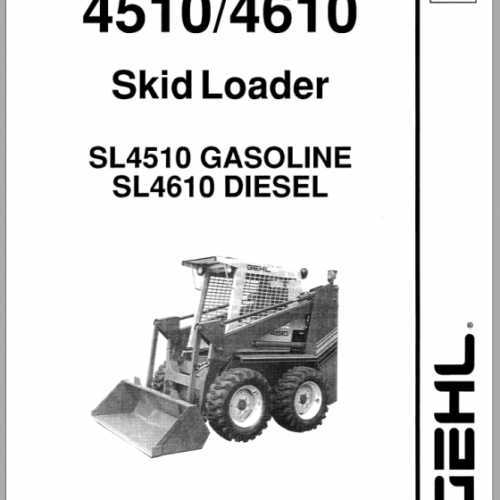 GEHL Skid Loader 4510 Service Parts Manual_904059