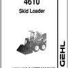 GEHL Skid Loader 4610 Service Parts Manual906014 1