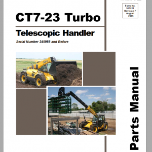 GEHL Telescopic Handler CT7 23 Turbo Parts Manual 1Sb6pl