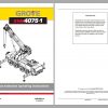 Grove Mobile Crane GMK4075 1 Operating instructions Maintenance Manual2