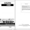 Grove Mobile Crane GMK5100 Operating instructions Maintenance Manual3