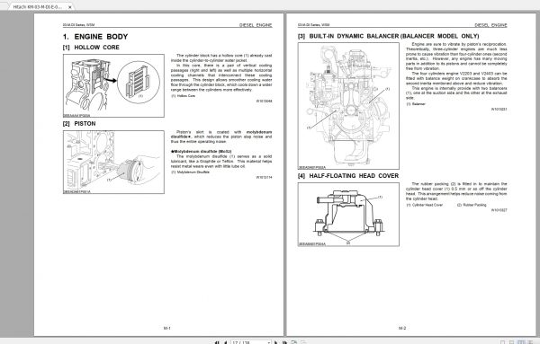 Hitachi KM 03 M DI E 00 Engine Manual 2