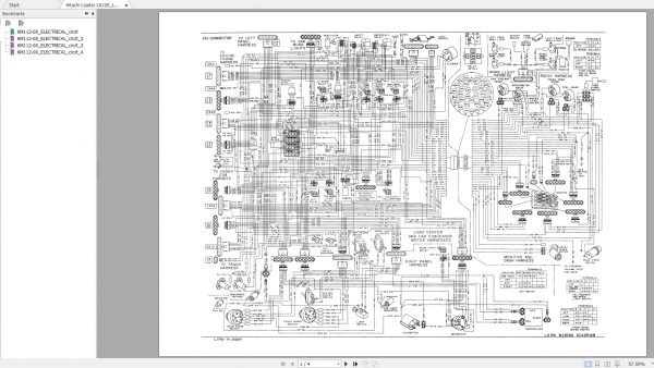 Hitachi Loader LX100LX150 Service Manual Schematics 4