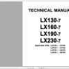 Hitachi Loader LX130160190230 7 Service Manuals Parts Catalog Schematics 1