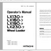 Hitachi Loader LX130160190230 7 Service Manuals Parts Catalog Schematics 3