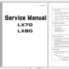 Hitachi Loader LX70LX80 2 Service ManualKM 484E 00 1