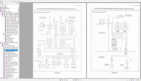Hitachi Loader LX70LX80 2 Service ManualKM 484E 00 2
