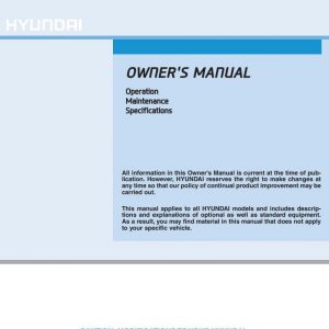 Hyundai Genesis 2015 2016 38L50L Service Manuals 1