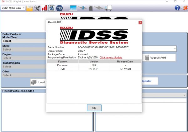 Isuzu G IDSS Diagnostic Service System 032020 Release Full 1