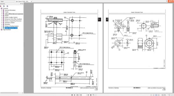 John Deere 200D 200DLC Excavators Repair Manual 4