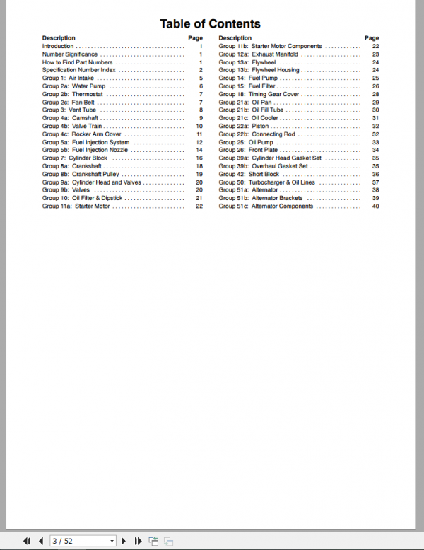 John Deere 3029DF 3029TF 3029TF270 Engine Service PartEN 2