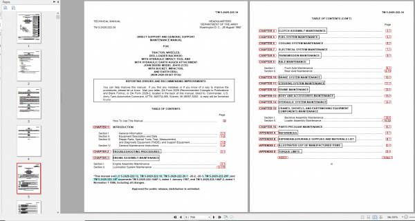 John Deere Backhoe Loader JD 410 Technical ManualEN 2