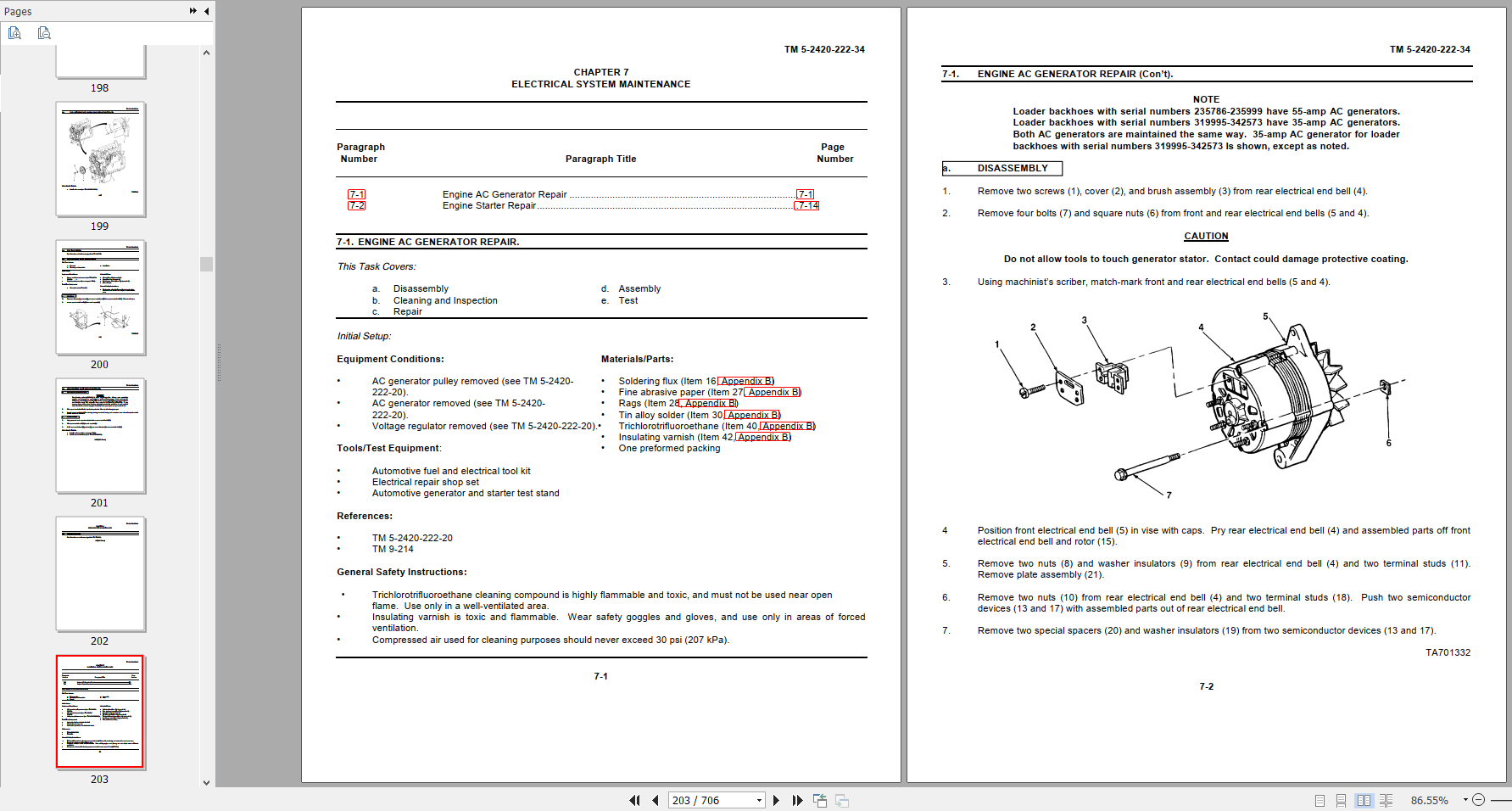 John Deere Backhoe Loader JD 410 Technical Manual_EN