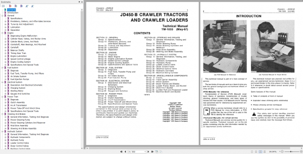 John Deere Crawler Tractor JD450B Technical Manual 2