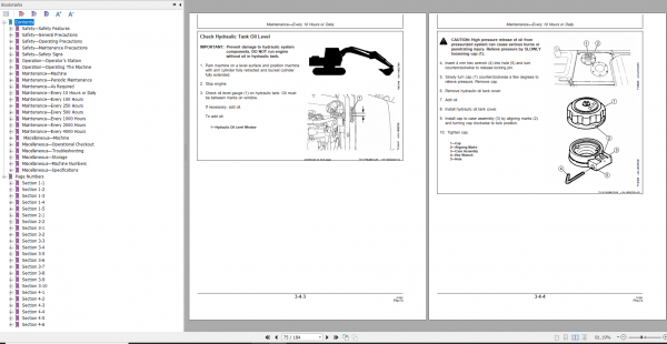 John Deere Excavator 200 230 270CLC Operators ManualEN 3