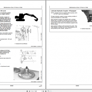 John Deere Excavator 350DLC Operators ManualEN 3