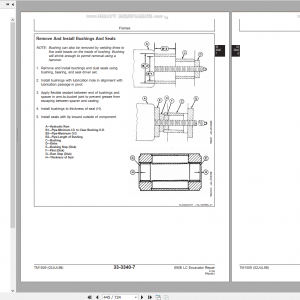 John Deere Excavator 690E LC Repair Technical ManualEN 3