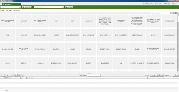 John Deere Hitachi Parts ADVISOR 4