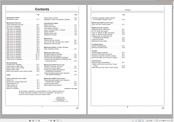John Deere Power Unit for Gensets 2