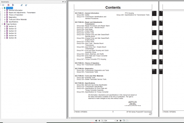 John Deere Powershift Transmission DF180 Repair Technical ManualEN 2