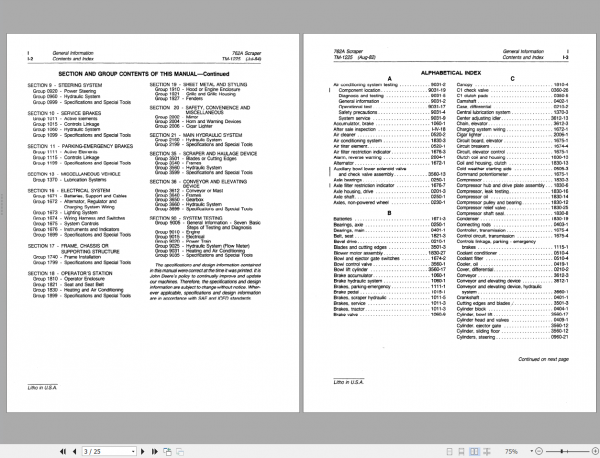 John Deere Scraper 762A Technical ManualEN 2