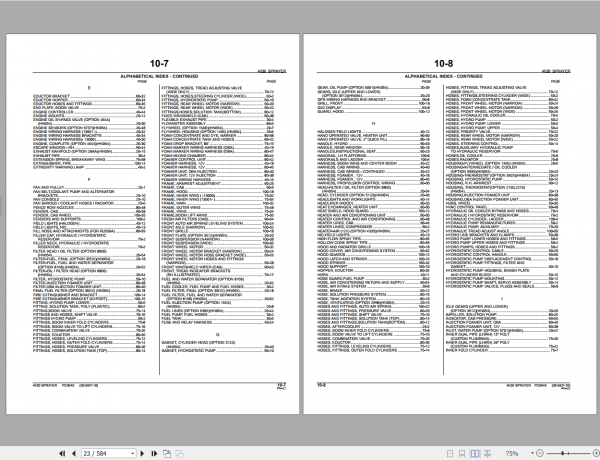John Deere Sprayer 4630 Parts CatalogEN 2