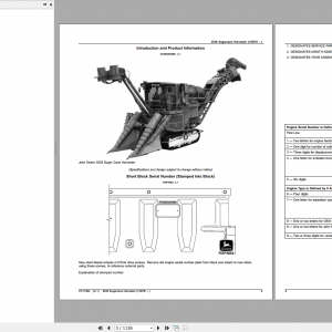 John Deere Sugarcane Harvester 3520 Parts CatalogEN 2