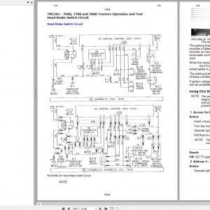 John Deere Tractors 7600 7700 7800 Diagnostic Test ManualEN 3