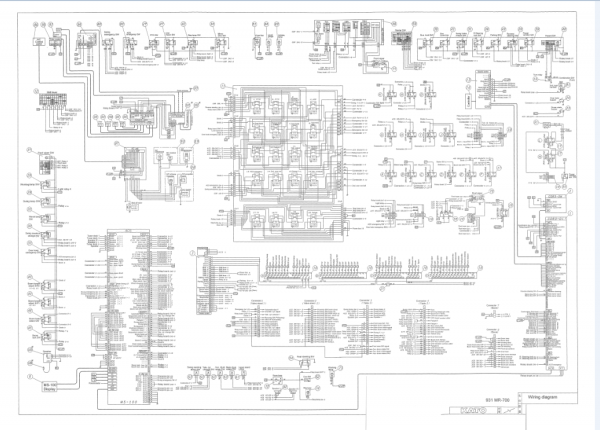 Kato Rough Terrain Crane KR 700 Electric Hydraulic Diagram 2