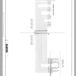 Kato Rough Terrain Crane SR 250 Hydraulic Diagram 1